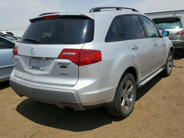 2HNYD28857H505948 - 2007 ACURA MDX SPORT SILVER photo 4