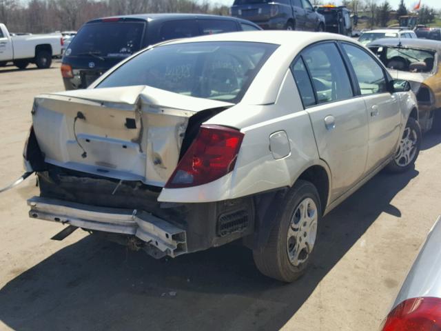1G8AJ52F84Z160350 - 2004 SATURN ION LEVEL GOLD photo 4
