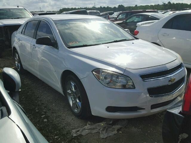 1G1ZA5EU2BF132585 - 2011 CHEVROLET MALIBU LS WHITE photo 1