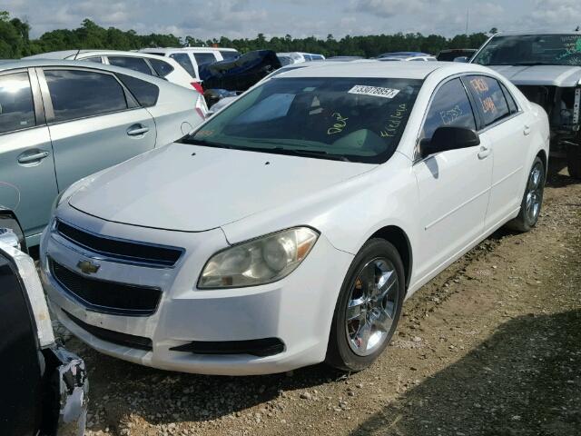1G1ZA5EU2BF132585 - 2011 CHEVROLET MALIBU LS WHITE photo 2
