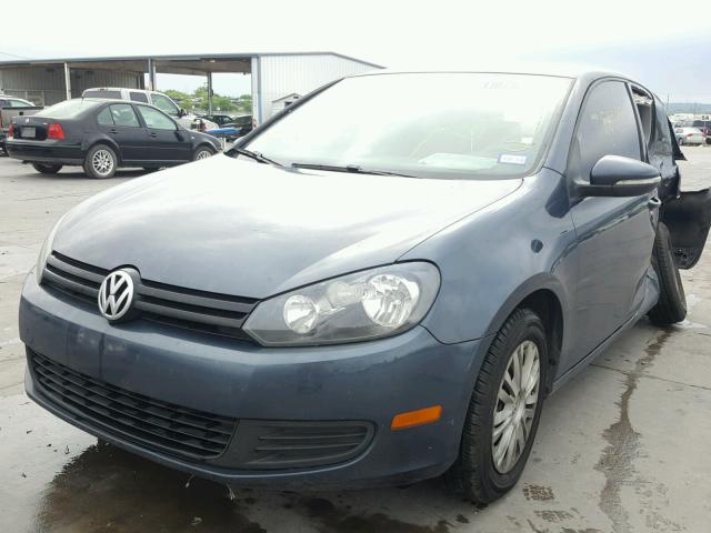 WVWAA7AJ7BW139897 - 2011 VOLKSWAGEN GOLF TEAL photo 2