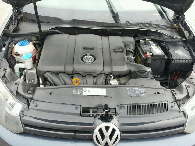 WVWAA7AJ7BW139897 - 2011 VOLKSWAGEN GOLF TEAL photo 7