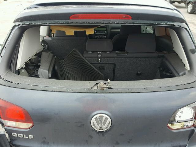 WVWAA7AJ7BW139897 - 2011 VOLKSWAGEN GOLF TEAL photo 9