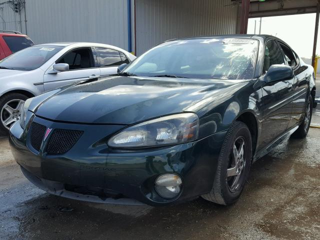 2G2WS522241108392 - 2004 PONTIAC GRAND PRIX GREEN photo 2