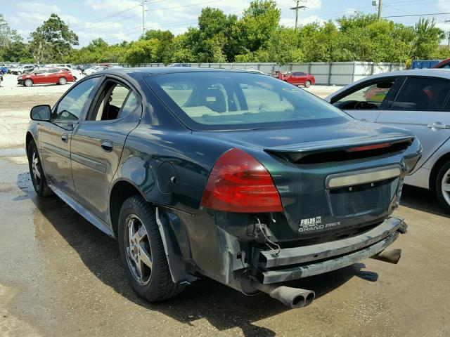 2G2WS522241108392 - 2004 PONTIAC GRAND PRIX GREEN photo 3