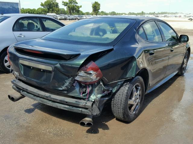 2G2WS522241108392 - 2004 PONTIAC GRAND PRIX GREEN photo 4