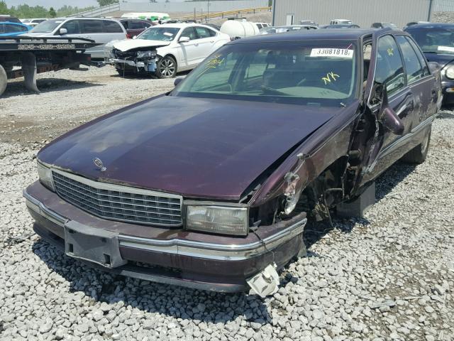 1G6KD52Y5TU218982 - 1996 CADILLAC DEVILLE BROWN photo 2