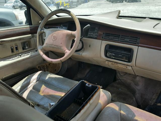 1G6KD52Y5TU218982 - 1996 CADILLAC DEVILLE BROWN photo 9