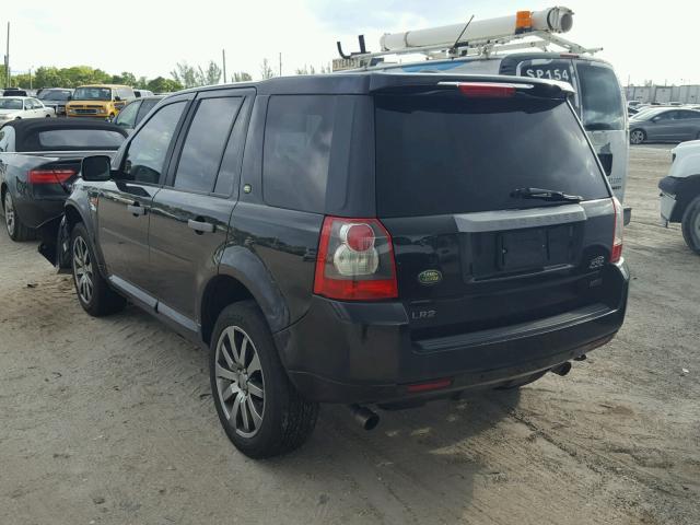 SALFT24N68H090022 - 2008 LAND ROVER LR2 HSE TE BLACK photo 3