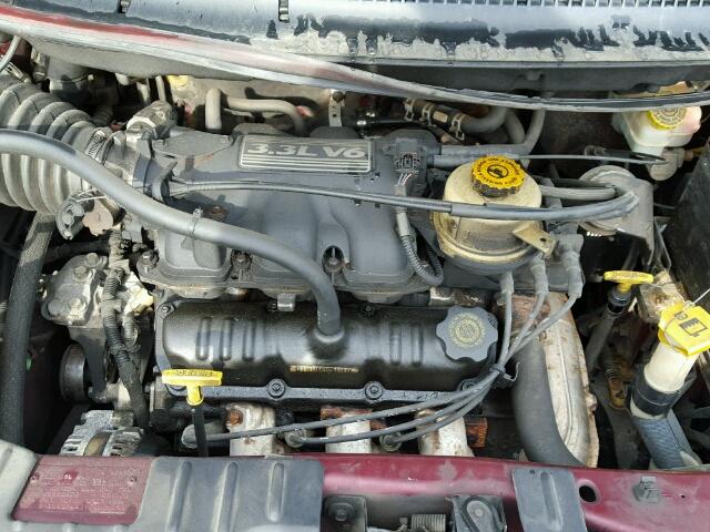 1B4GP44392B626785 - 2002 DODGE CARAVAN BURGUNDY photo 7