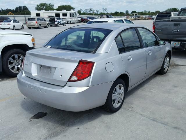 1G8AJ55F27Z125982 - 2007 SATURN ION LEVEL ვერცხლისფერი ფოტო 4