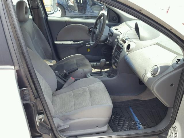 1G8AJ55F27Z125982 - 2007 SATURN ION LEVEL ვერცხლისფერი ფოტო 5