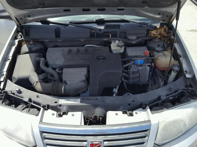 1G8AJ55F27Z125982 - 2007 SATURN ION LEVEL ვერცხლისფერი ფოტო 7