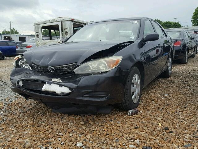 4T1BE32K14U265000 - 2004 TOYOTA CAMRY LE BLACK photo 2