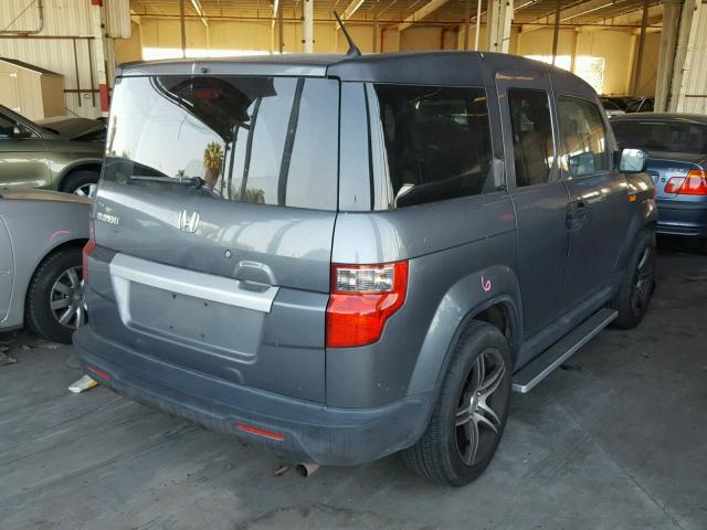 5J6YH18309L001008 - 2009 HONDA ELEMENT LX GRAY photo 4