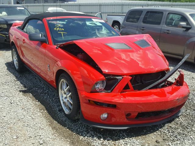 1ZVHT89S185190867 - 2008 FORD MUSTANG SH RED photo 1