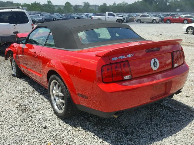 1ZVHT89S185190867 - 2008 FORD MUSTANG SH RED photo 3