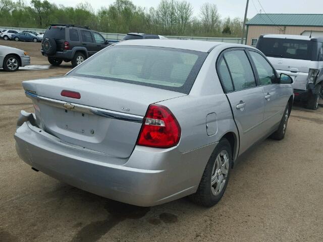 1G1ZS58F87F156150 - 2007 CHEVROLET MALIBU LS ვერცხლისფერი ფოტო 4