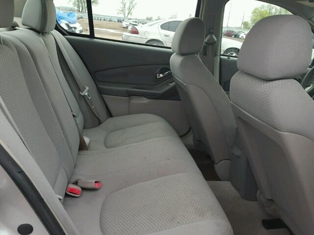 1G1ZS58F87F156150 - 2007 CHEVROLET MALIBU LS ვერცხლისფერი ფოტო 6