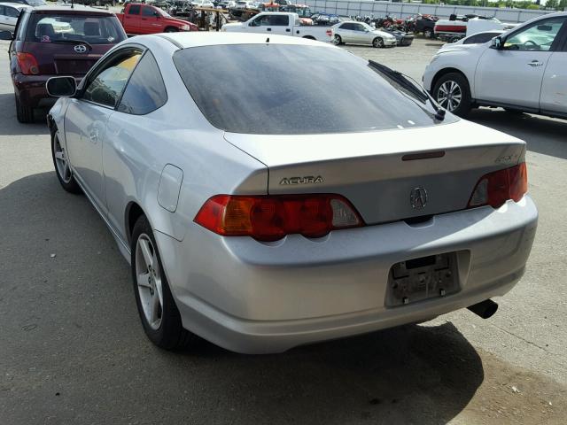 JH4DC53032C012337 - 2002 ACURA RSX TYPE-S SILVER photo 3