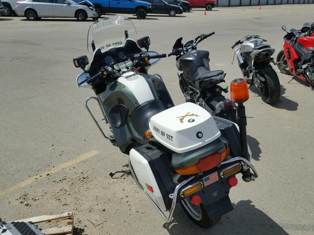 WB10418A6WZC64576 - 1998 BMW R1100 RT GREEN photo 3