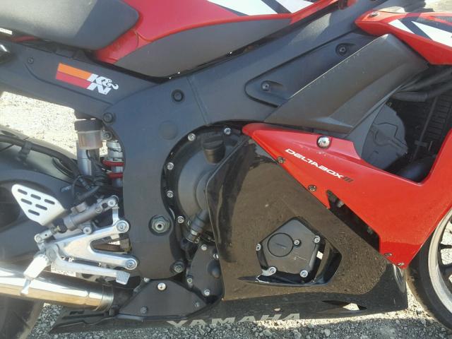 JYARJ06E94A014725 - 2004 YAMAHA YZFR6 L RED photo 7