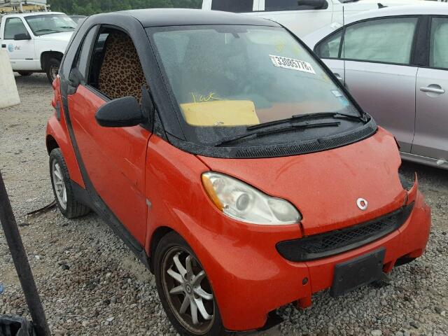 WMEEJ31X98K176787 - 2008 SMART FORTWO PUR RED photo 1