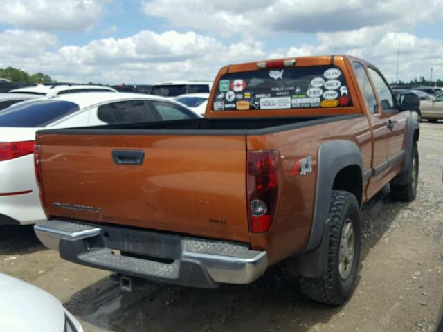 1GCDT19E478175568 - 2007 CHEVROLET COLORADO ORANGE photo 4