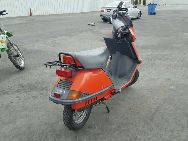 3H1HF0310PD800466 - 1993 HONDA CH80 ORANGE photo 4