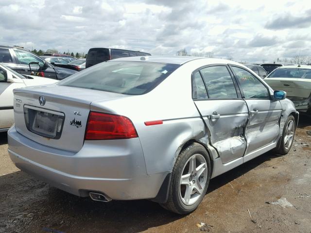 19UUA66236A035520 - 2006 ACURA 3.2TL SILVER photo 4