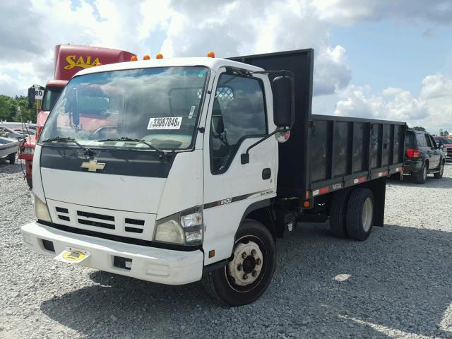 J8BE5B16067902404 - 2006 CHEVROLET 5500 W5504 WHITE photo 2