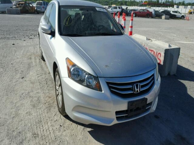 1HGCP2F33CA074356 - 2012 HONDA ACCORD LX SILVER photo 1