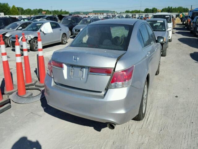 1HGCP2F33CA074356 - 2012 HONDA ACCORD LX SILVER photo 4