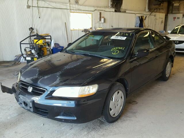 1HGCG22431A032751 - 2001 HONDA ACCORD LX BLACK photo 2