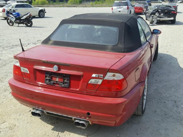 WBSBR93401EX20137 - 2001 BMW M3 CI RED photo 4