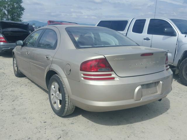 1B3EL46X43N504195 - 2003 DODGE STRATUS SE TAN photo 3