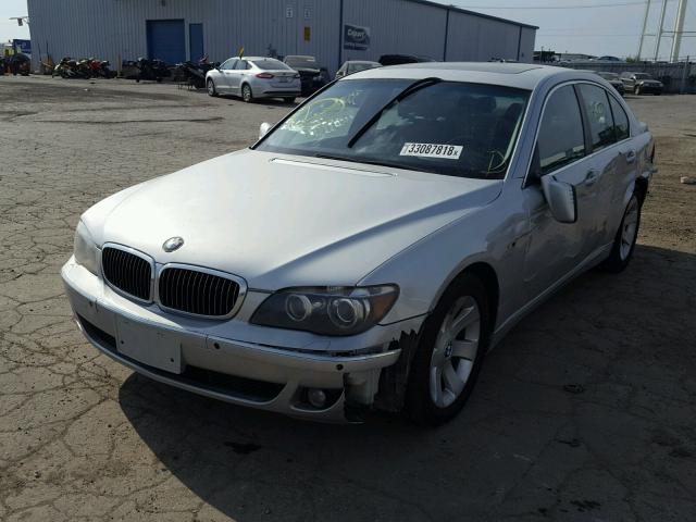 WBAHL83596DT04653 - 2006 BMW 750 I SILVER photo 2