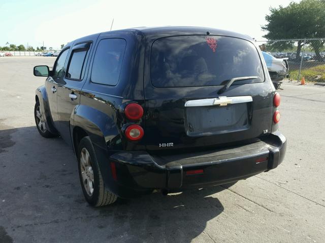 3GNDA13D06S520095 - 2006 CHEVROLET HHR LS BLACK photo 3