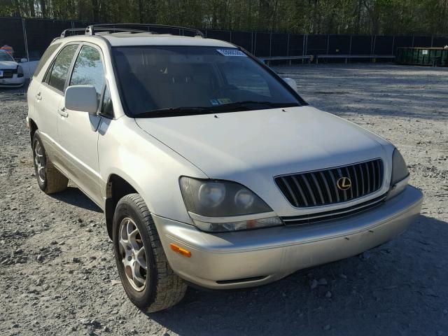 JT6HF10U4X0025642 - 1999 LEXUS RX 300 WHITE photo 1