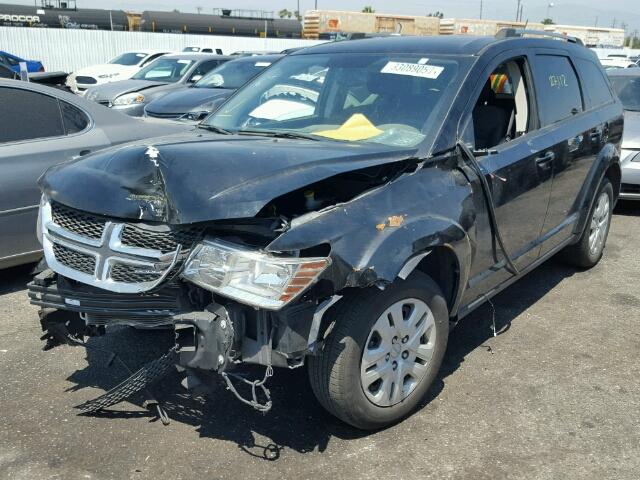 3C4PDCAB6GT132438 - 2016 DODGE JOURNEY SE BLACK photo 2