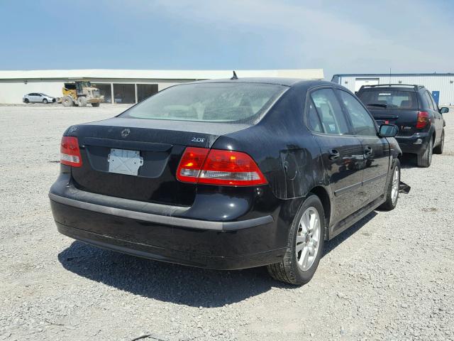 YS3FD49YX71127785 - 2007 SAAB 9-3 2.0T BLACK photo 4