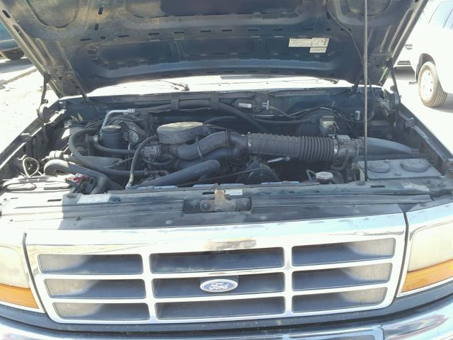 2FTHF25H3SCA59535 - 1995 FORD F250 GREEN photo 7