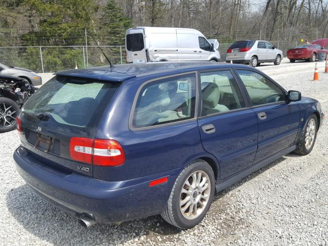 YV1VW27523F986015 - 2003 VOLVO V40 1.9T BLUE photo 4