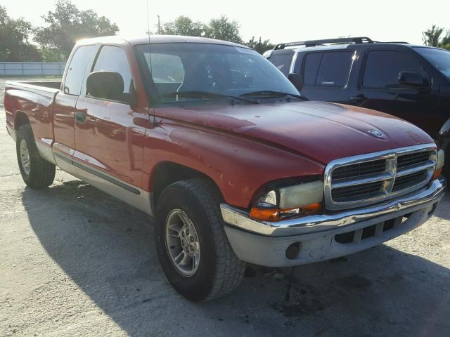 1B7GL22X5YS793016 - 2000 DODGE DAKOTA RED photo 1