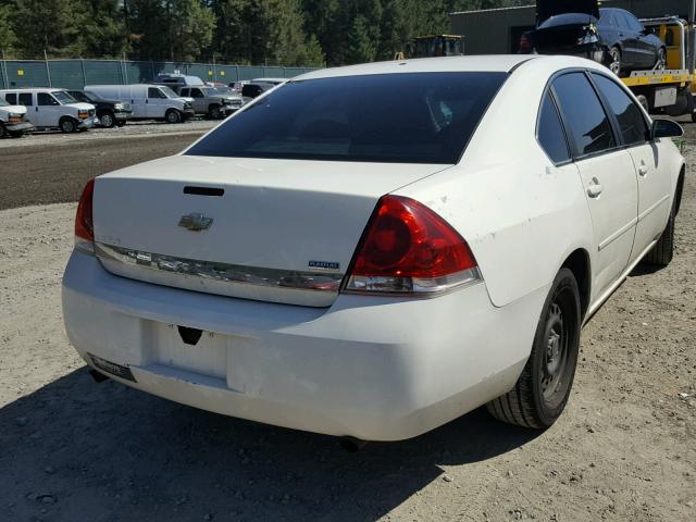 2G1WS553881356418 - 2008 CHEVROLET IMPALA POL WHITE photo 4