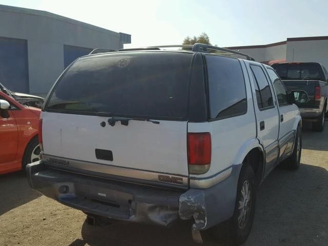 1GKDT13W6W2548617 - 1998 GMC JIMMY Biały zdjęcie 4