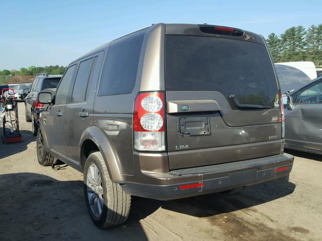 SALAK2D42CA612246 - 2012 LAND ROVER LR4 HSE LU BROWN photo 3