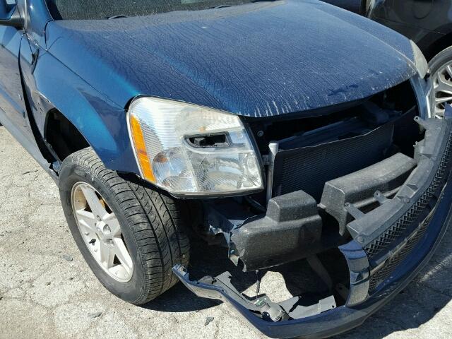 2CNDL73F266082780 - 2006 CHEVROLET EQUINOX LT TEAL photo 9