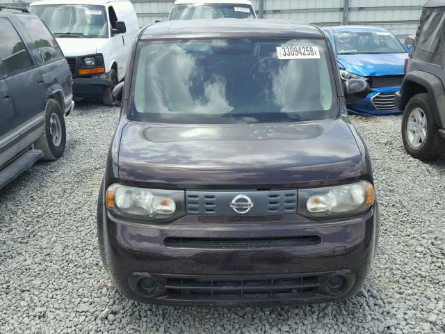 JN8AZ2KR4AT167242 - 2010 NISSAN CUBE BASE MAROON photo 9