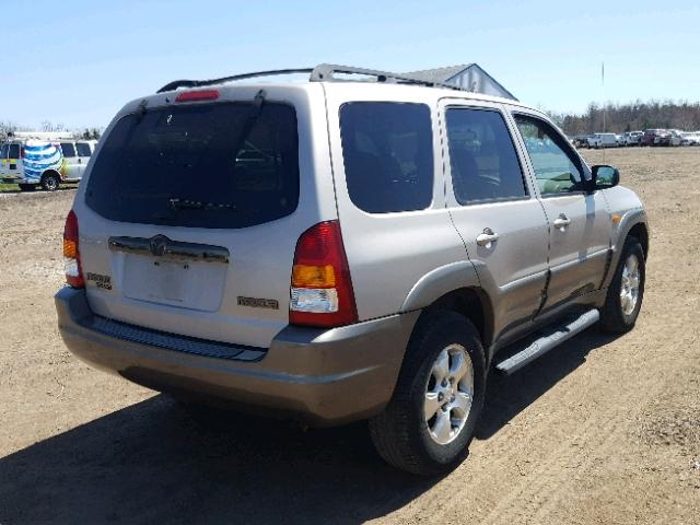 4F2YU09172KM51646 - 2002 MAZDA TRIBUTE LX BEIGE photo 4